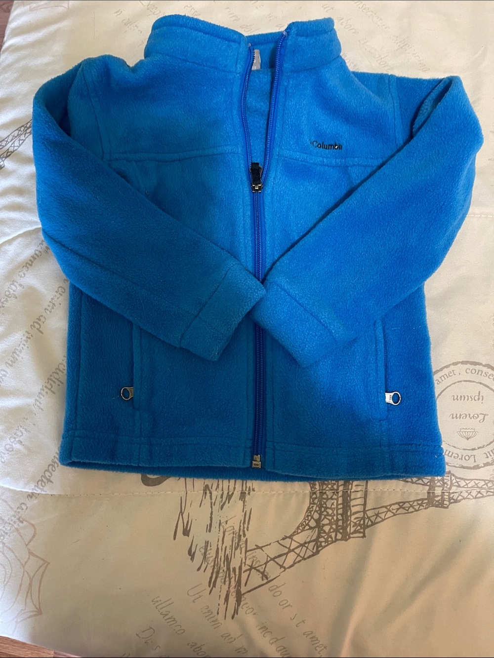 Columbia Kids Blue Zip-Up Fleece Jacket